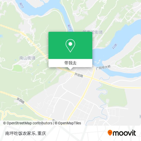 南坪吃饭农家乐地图