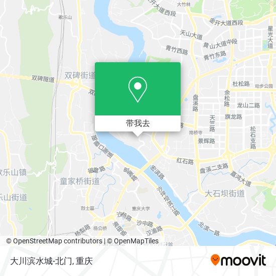 大川滨水城-北门地图