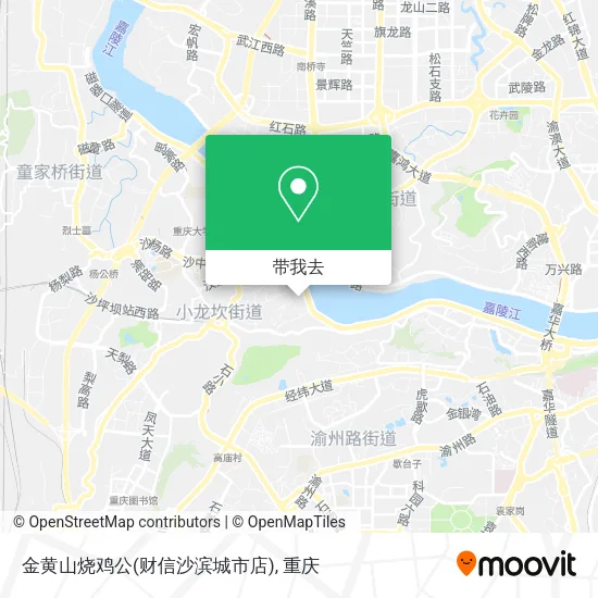 金黄山烧鸡公(财信沙滨城市店)地图