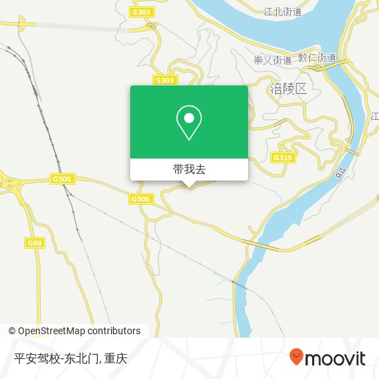平安驾校-东北门地图