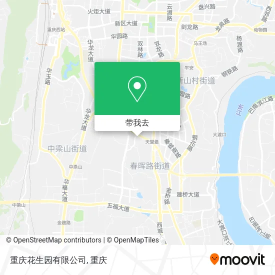 重庆花生园有限公司地图