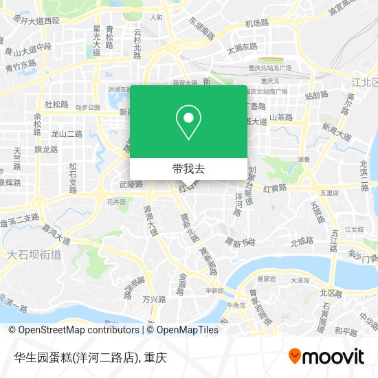 华生园蛋糕(洋河二路店)地图