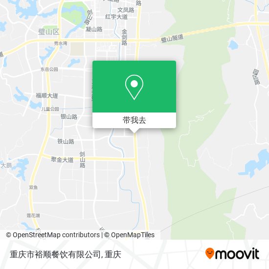 重庆市裕顺餐饮有限公司地图