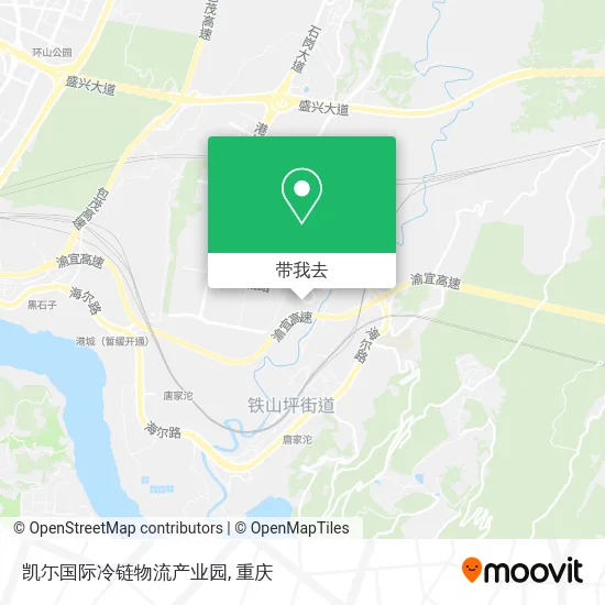 凯尓国际冷链物流产业园地图