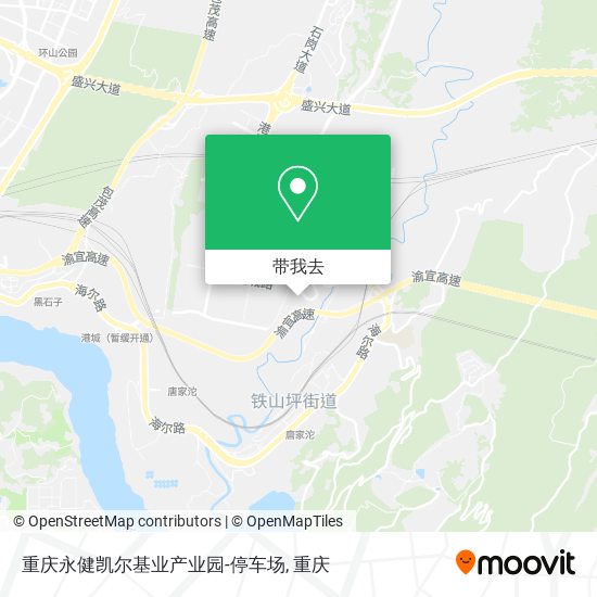 重庆永健凯尔基业产业园-停车场地图
