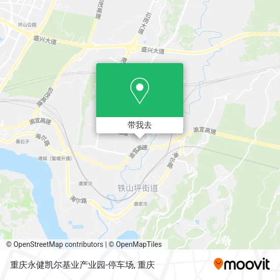 重庆永健凯尔基业产业园-停车场地图