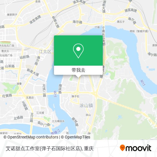 艾诺甜点工作室(弹子石国际社区店)地图