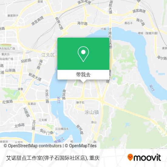 艾诺甜点工作室(弹子石国际社区店)地图