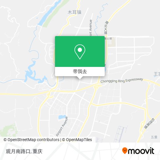 观月南路口地图