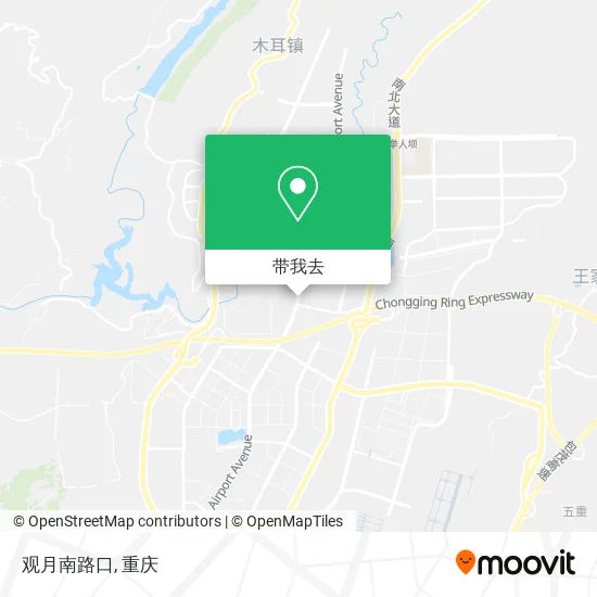 观月南路口地图