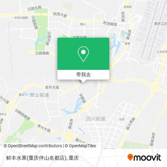 鲜丰水果(重庆伴山名都店)地图