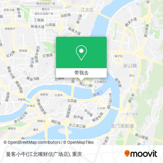 曼客小牛(江北嘴财信广场店)地图