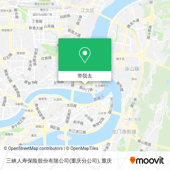 三峡人寿保险股份有限公司(重庆分公司)地图