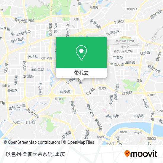 以色列-登普天幕系统地图