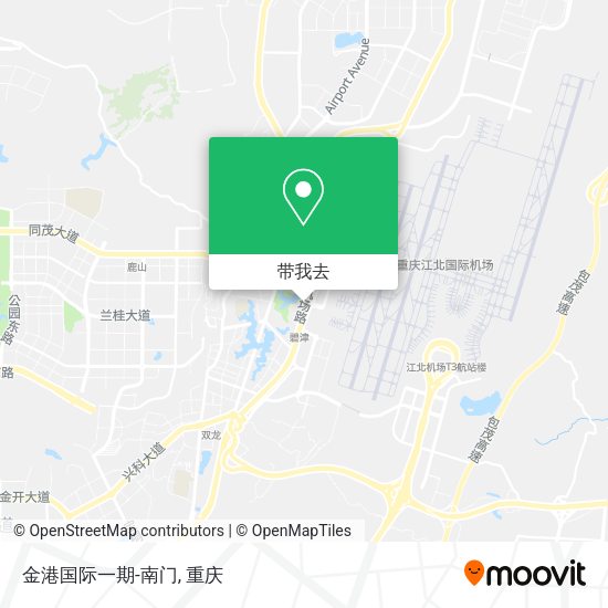 金港国际一期-南门地图