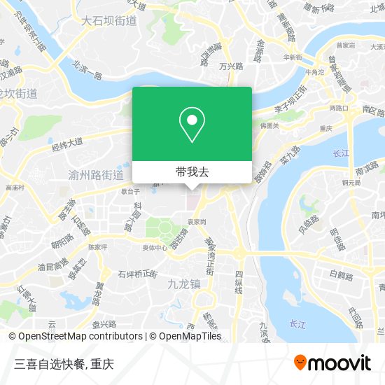 三喜自选快餐地图