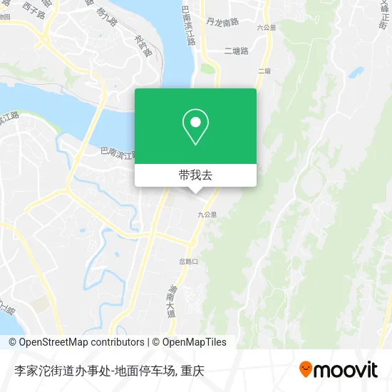 李家沱街道办事处-地面停车场地图