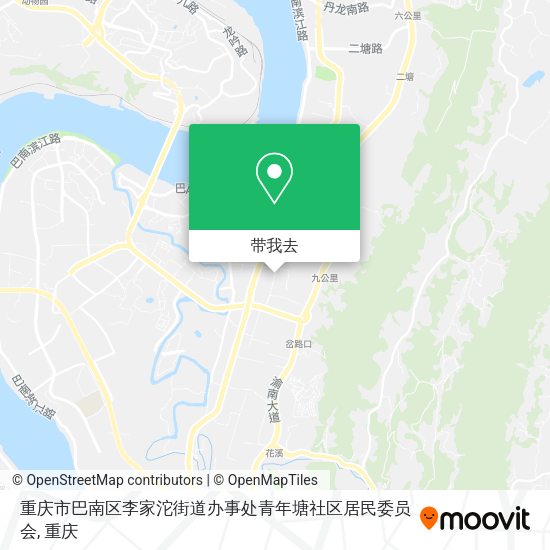 重庆市巴南区李家沱街道办事处青年塘社区居民委员会地图