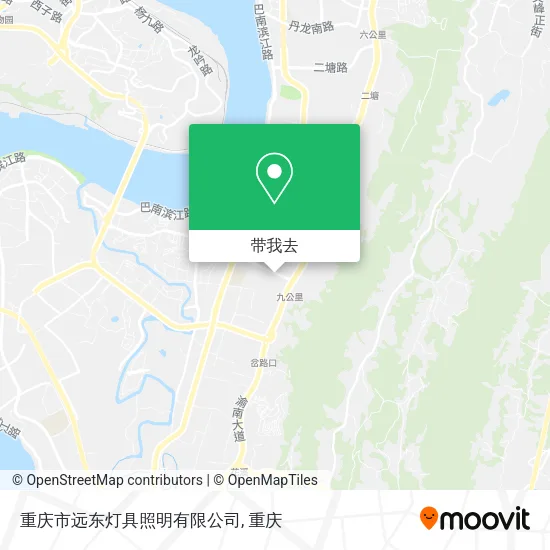 重庆市远东灯具照明有限公司地图