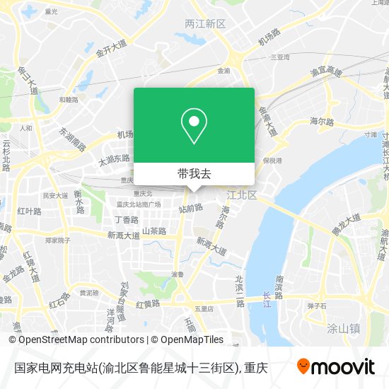 国家电网充电站(渝北区鲁能星城十三街区)地图