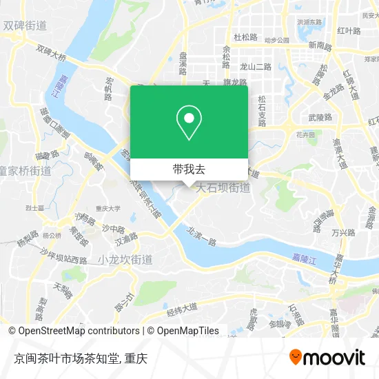 京闽茶叶市场茶知堂地图