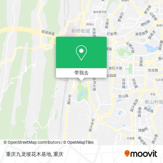 重庆九龙坡花木基地地图