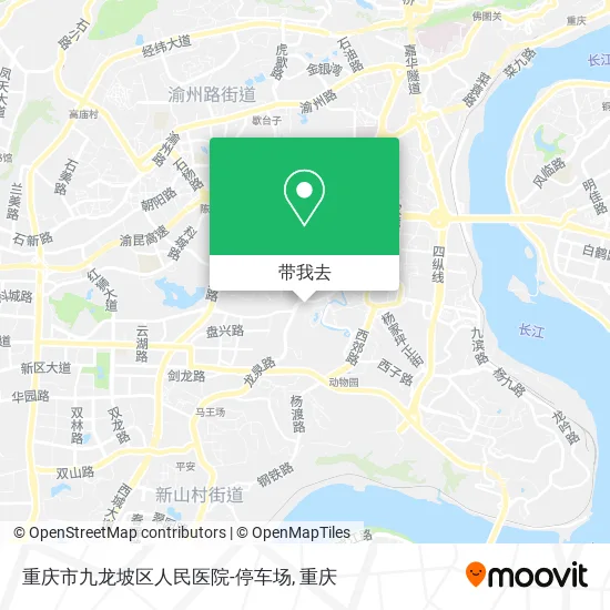 重庆市九龙坡区人民医院-停车场地图