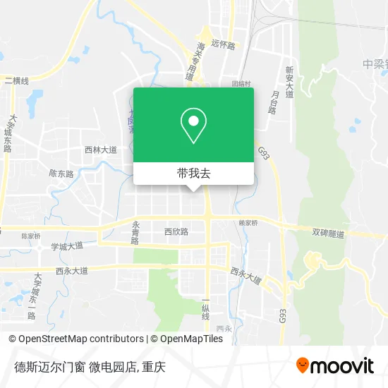 德斯迈尔门窗 微电园店地图