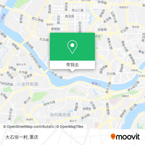 大石坝一村地图