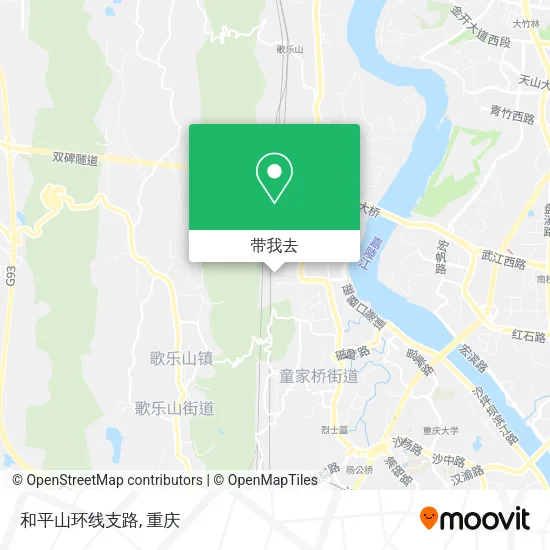 和平山环线支路地图