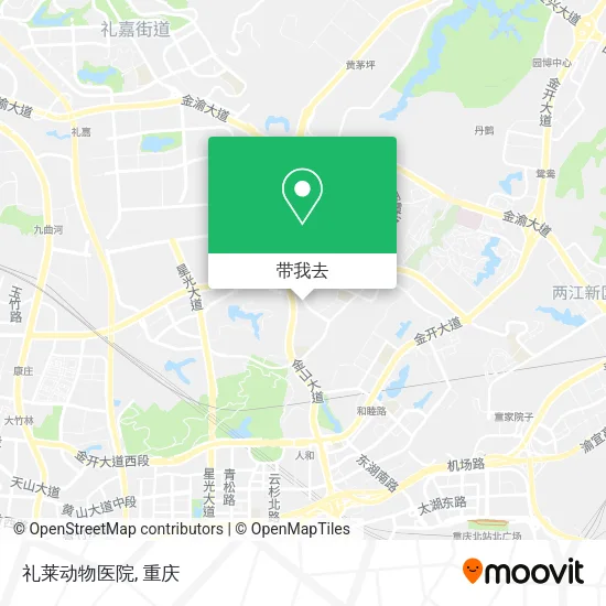 礼莱动物医院地图