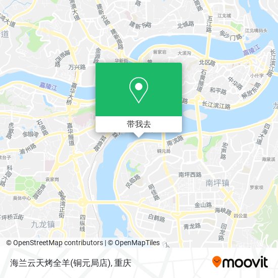 海兰云天烤全羊(铜元局店)地图