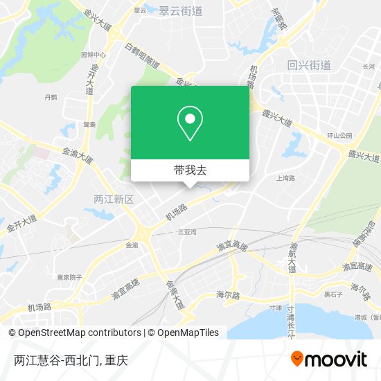 两江慧谷-西北门地图
