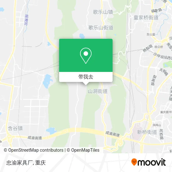 忠渝家具厂地图