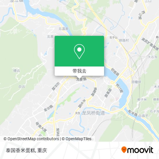 泰国香米蛋糕地图