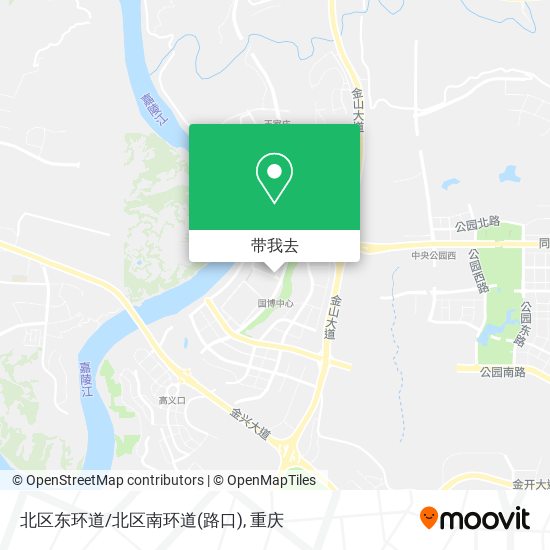 北区东环道/北区南环道(路口)地图