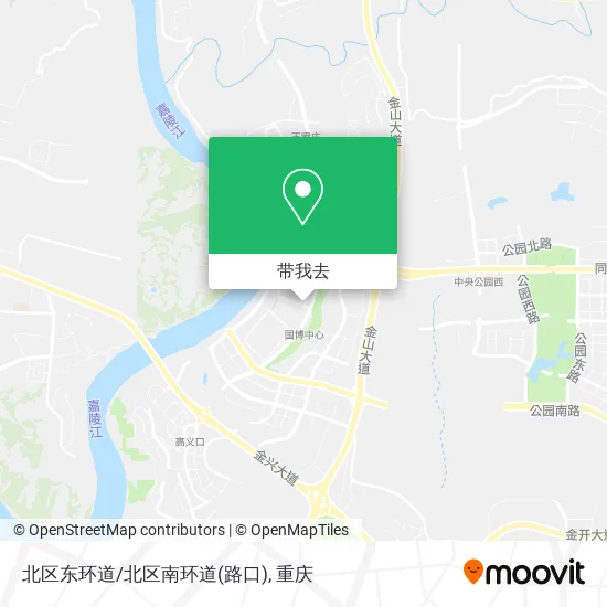北区东环道/北区南环道(路口)地图
