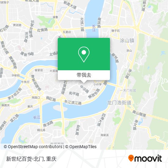 新世纪百货-北门地图