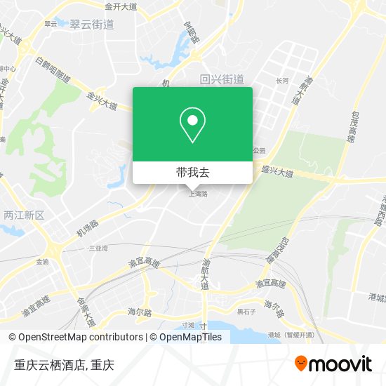 重庆云栖酒店地图