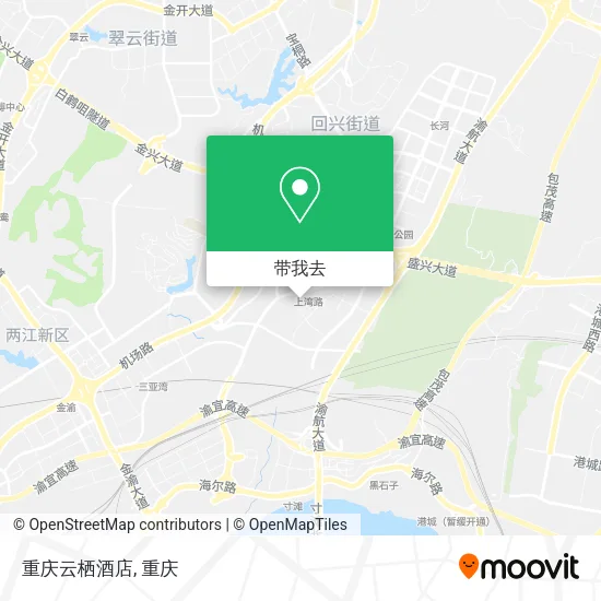 重庆云栖酒店地图