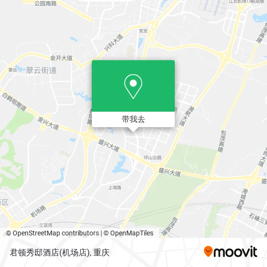 君顿秀邸酒店(机场店)地图