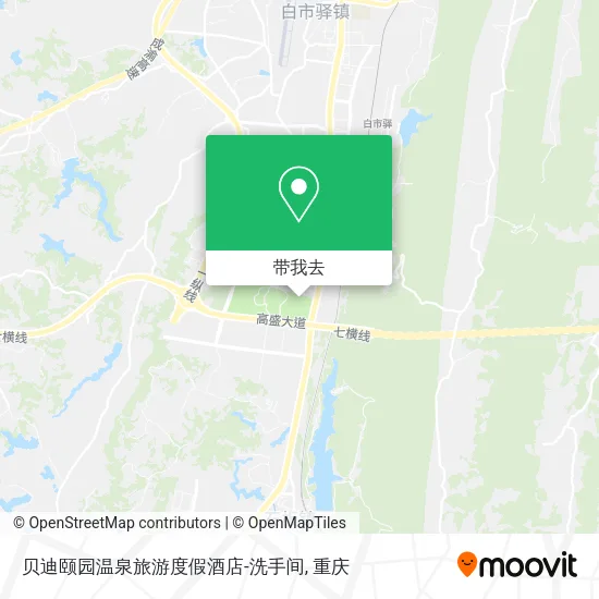 贝迪颐园温泉旅游度假酒店-洗手间地图