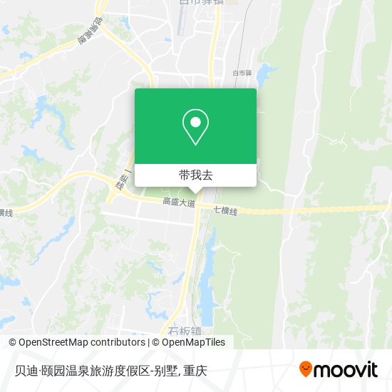 贝迪·颐园温泉旅游度假区-别墅地图