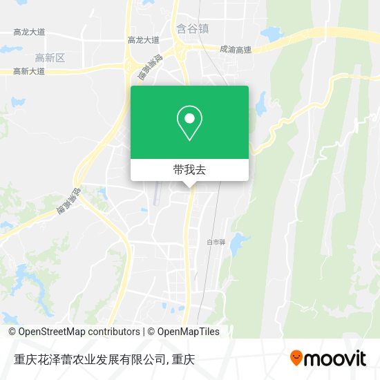 重庆花泽蕾农业发展有限公司地图