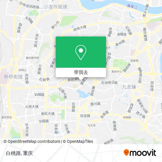 白桃路地图