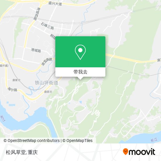 松风草堂地图