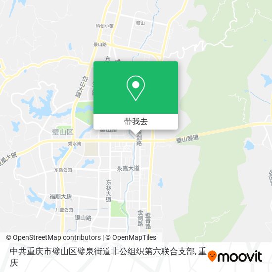 中共重庆市璧山区璧泉街道非公组织第六联合支部地图