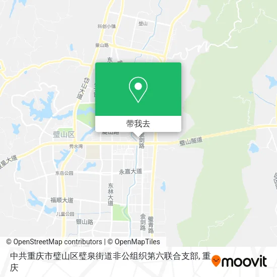 中共重庆市璧山区璧泉街道非公组织第六联合支部地图
