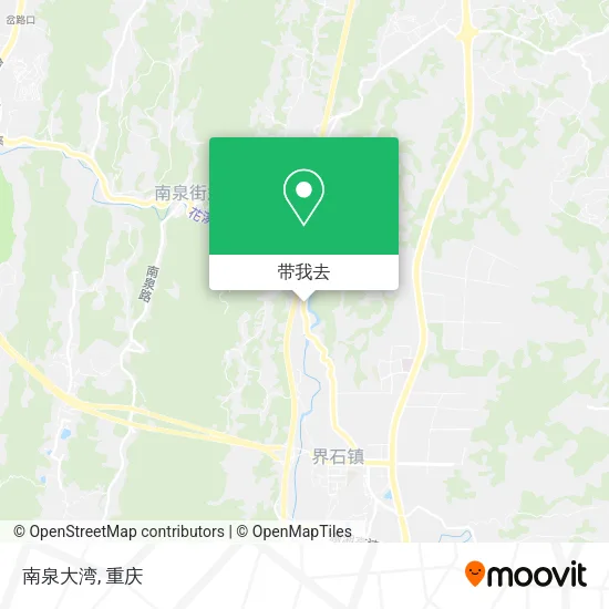南泉大湾地图