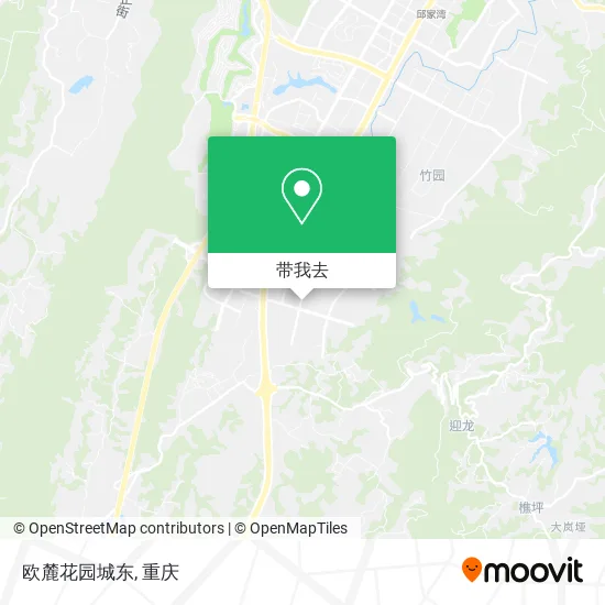 欧麓花园城东地图